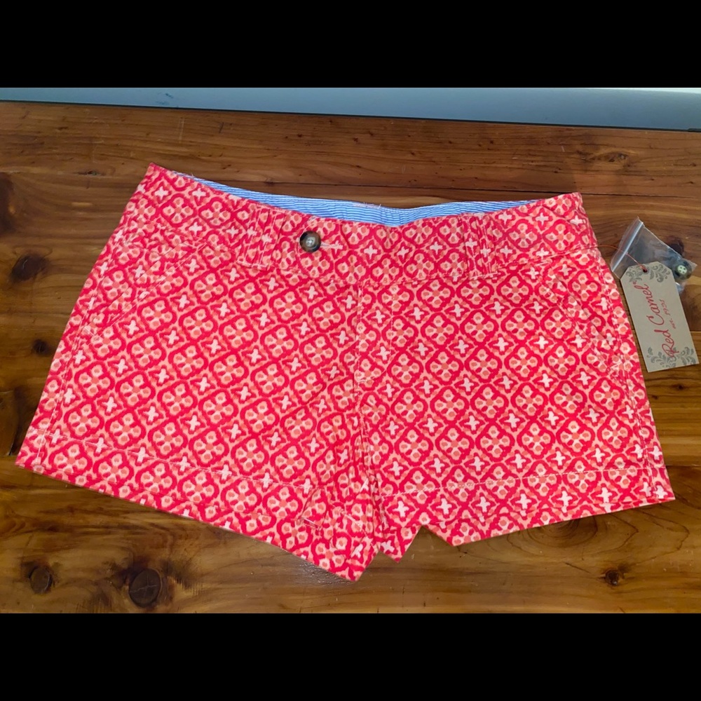 Red Camel Coral Shorts